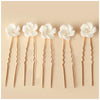 Simple U Shaped Hair Sticks Bride Wedding Headdress