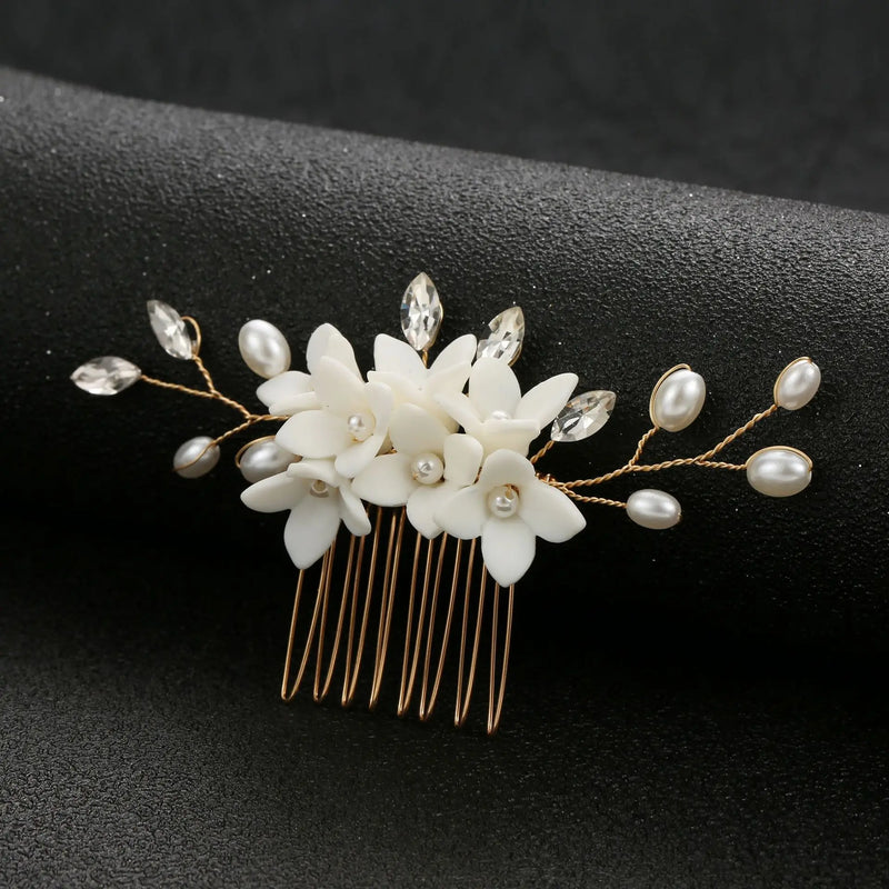 Simple U Shaped Hair Sticks Bride Wedding Headdress