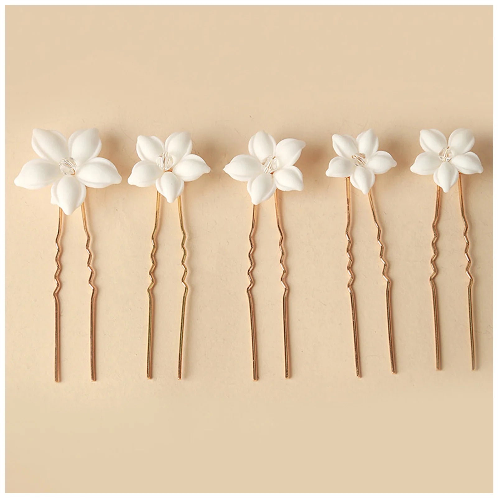 Simple U Shaped Hair Sticks Bride Wedding Headdress