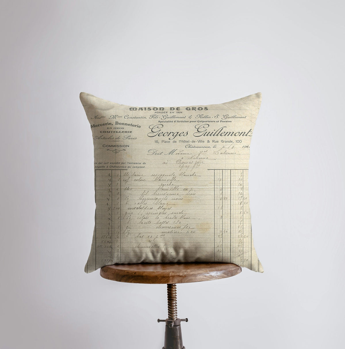 Botanical Garden Vintage Floral Pillow Cover for Farmhouse Decor | Blossom~n~Bloom