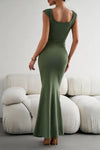 Devine Cap Sleeve Scoop Neck Maxi Dress - Blossom~n~Bloom