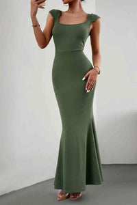 Devine Cap Sleeve Scoop Neck Maxi Dress - Blossom~n~Bloom