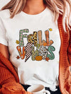 FALL VIBES Cotton Blend Casual T Shirt - Blossom~n~Bloom