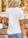 FALL VIBES Cotton Blend Casual T Shirt - Blossom~n~Bloom