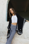 Floral Embroidered Sleeves Kimono | Blossom~n~Bloom