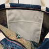 Floral Large Capacity Tote Bag with Zipper Closure - Blossom~n~Bloom