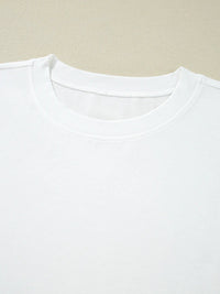 Lace Long Sleeve Insert Drop Shoulder Tee | Blossom~n~Bloom