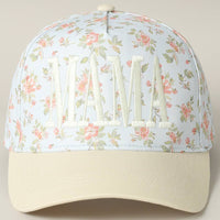 MAMA Embroidered Flower PatternTrucker Hat - Blossom~n~Bloom