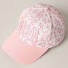 MAMA Embroidered Flower PatternTrucker Hat - Blossom~n~Bloom