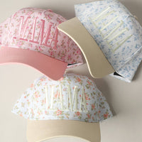 MAMA Embroidered Flower PatternTrucker Hat - Blossom~n~Bloom