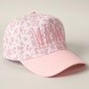 MAMA Embroidered Flower PatternTrucker Hat - Blossom~n~Bloom