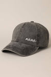 Mama Lettering Embroidery Baseball Cap - Blossom~n~Bloom