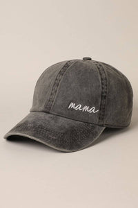 Mama Lettering Embroidery Baseball Cap - Blossom~n~Bloom