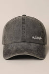 Mama Lettering Embroidery Baseball Cap - Blossom~n~Bloom