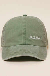 Mama Lettering Embroidery Baseball Cap - Blossom~n~Bloom