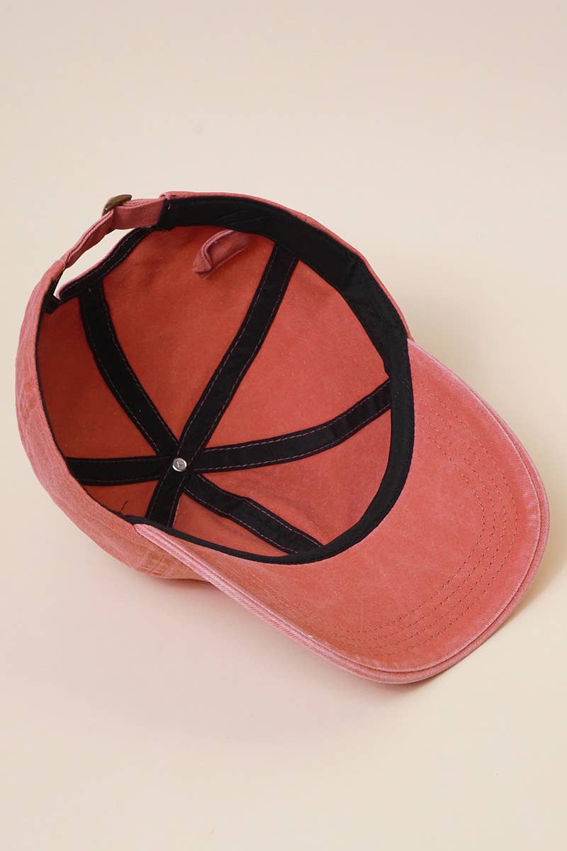 Mama Lettering Embroidery Baseball Cap - Blossom~n~Bloom