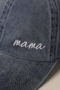 Mama Lettering Embroidery Baseball Cap - Blossom~n~Bloom