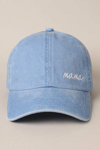 Mama Lettering Embroidery Baseball Cap - Blossom~n~Bloom
