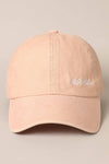 Mama Lettering Embroidery Baseball Cap - Blossom~n~Bloom
