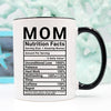 Mother's Day Coffee Mug - Mom Nutrition Facts - | Blossom~n~Bloom