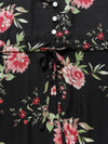Plus Size Floral Flare Sleeve Dress - Blossom~n~Bloom