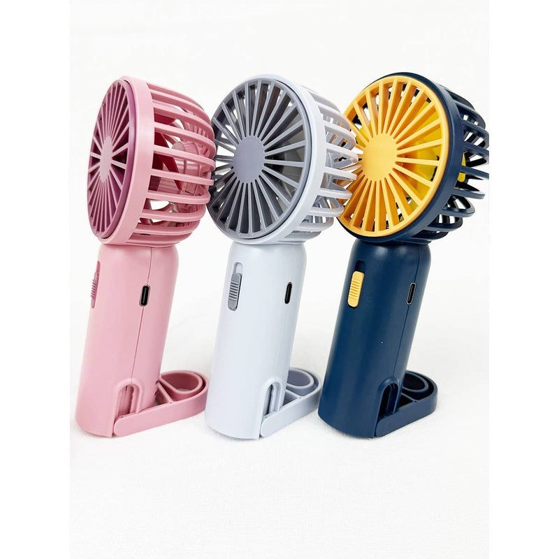 Portable Hand Fan with Pull out Stand - Blossom~n~Bloom