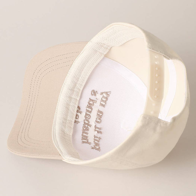 Put it on my husband's tab Embroidery Canvas Cap - Blossom~n~Bloom