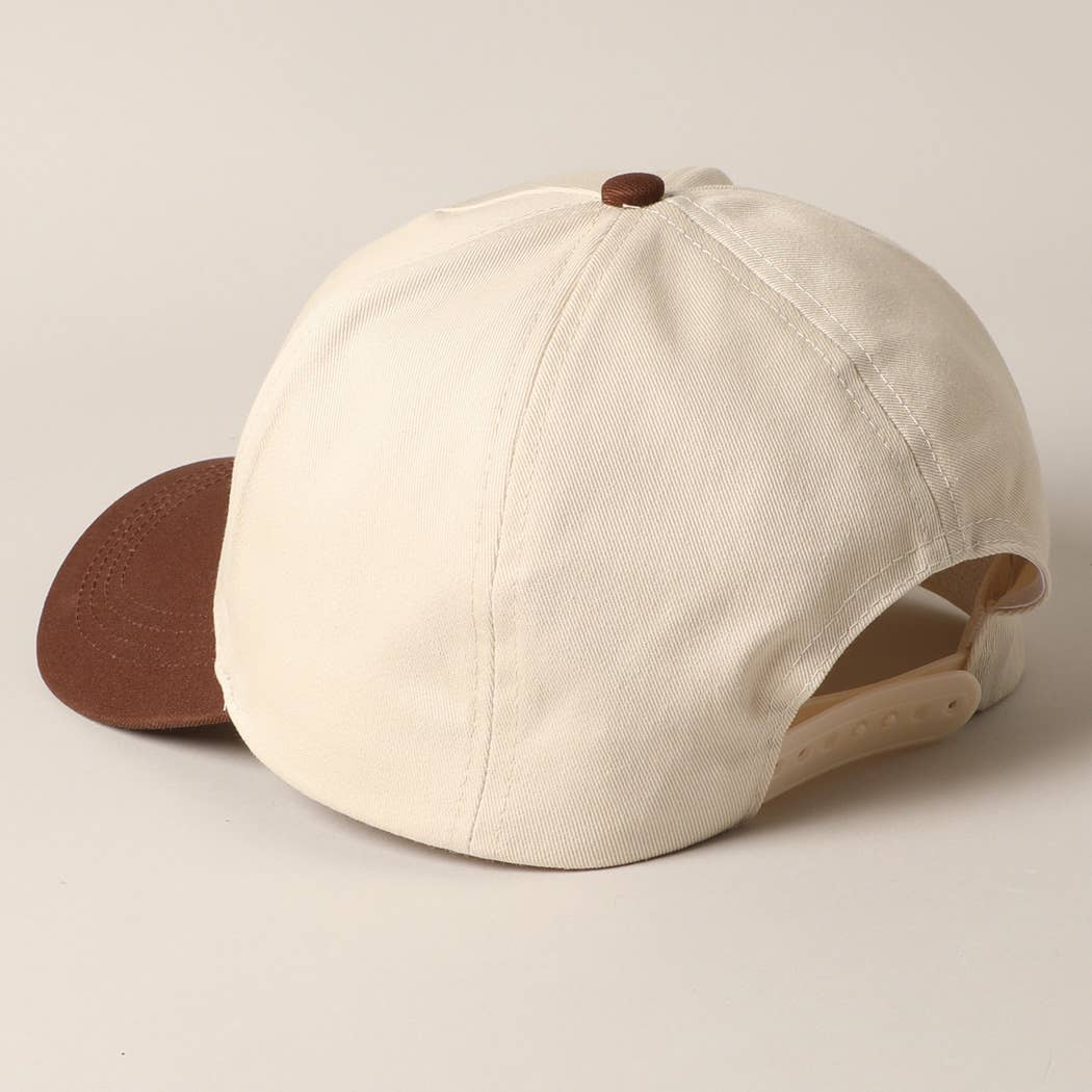 Put it on my husband's tab Embroidery Canvas Cap - Blossom~n~Bloom