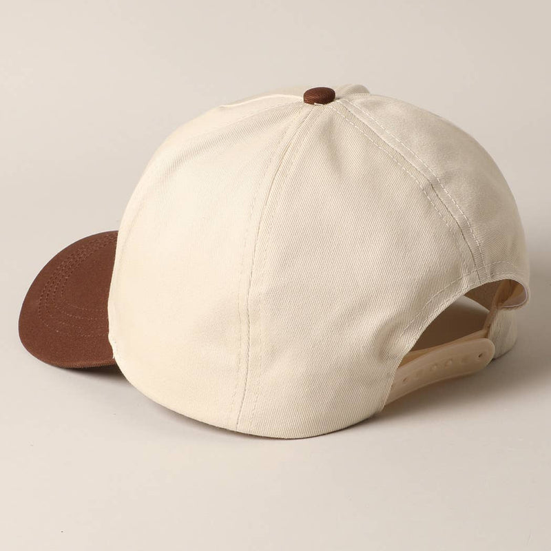 Put it on my husband's tab Embroidery Canvas Cap - Blossom~n~Bloom
