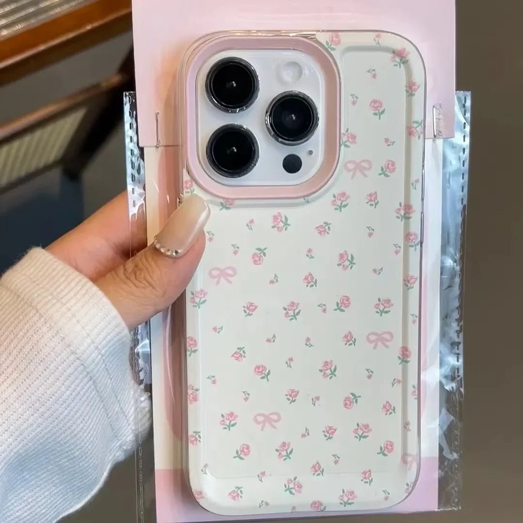 SEIRASSIM Cute Floral Phone Case – iPhone 13–16 Plus & Pro | Blossom~n~Bloom