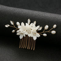 Simple U Shaped Hair Sticks Bride Wedding Headdress | Blossom~n~Bloom