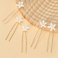 Simple U Shaped Hair Sticks Bride Wedding Headdress | Blossom~n~Bloom
