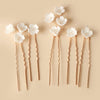 Simple U Shaped Hair Sticks Bride Wedding Headdress | Blossom~n~Bloom