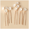 Simple U Shaped Hair Sticks Bride Wedding Headdress | Blossom~n~Bloom