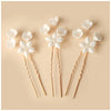 Simple U Shaped Hair Sticks Bride Wedding Headdress - Blossom~n~Bloom