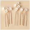 Simple U Shaped Hair Sticks Bride Wedding Headdress | Blossom~n~Bloom