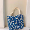 Vintage Artistic Floral Corduroy Small Tote - Blossom~n~Bloom
