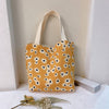 Vintage Artistic Floral Corduroy Small Tote - Blossom~n~Bloom