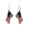 Waving American Flag Earrings #1578 | Blossom~n~Bloom